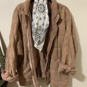 Free People Dolman Quilted Jacket